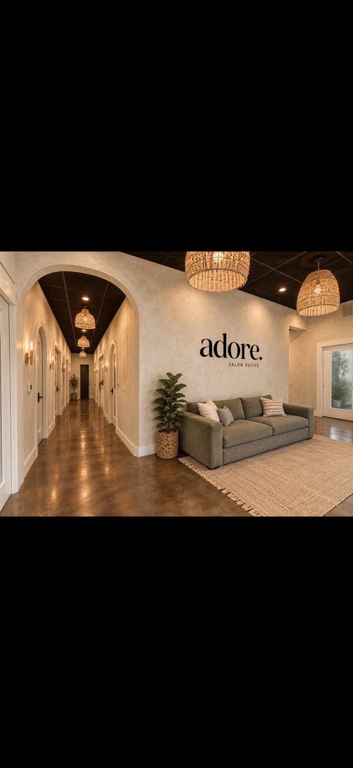 Remodel inspiration featuring warm neutral walls, woven pendants and olive seating